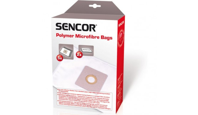 Sencor SVC 68x/69xx Microfibre bags 5pcs + 1 microfilter