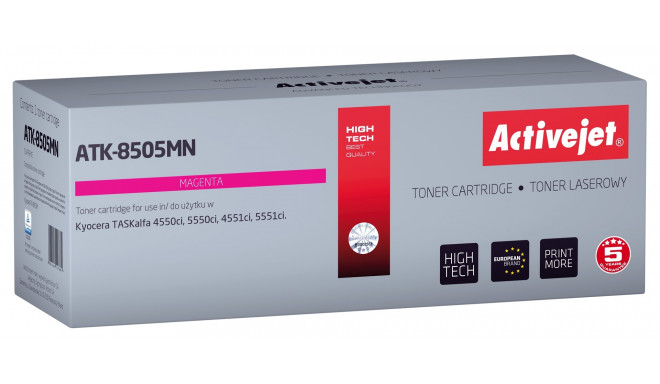 Activejet ATK-8505MN toner (replacement for Kyocera TK-8505M; Supreme; 20000 pages; magenta)