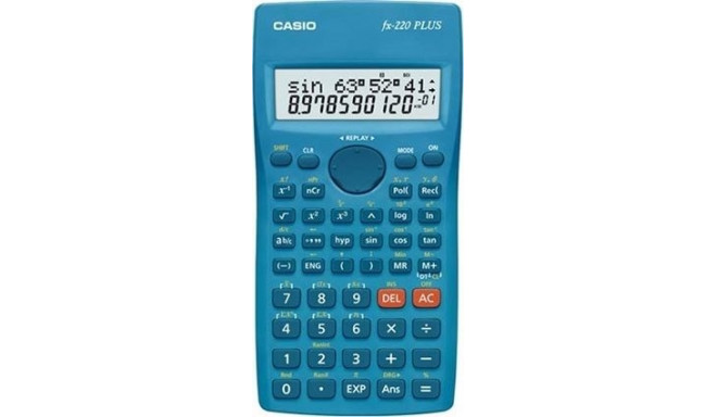 CASIO CALCULATOR SCIENTIFIC FX-220PLUS-2 BLUE, 12 DIGIT DISPLAY