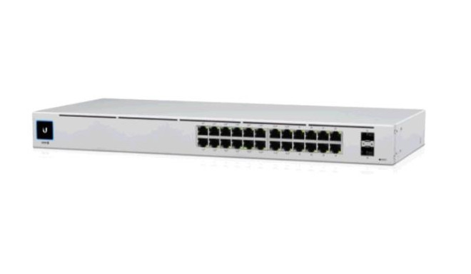 Ubiquiti UniFi 24-Port PoE Managed L2/L3 Gigabit Ethernet (10/100/1000) Power over Ethernet (PoE) 1U