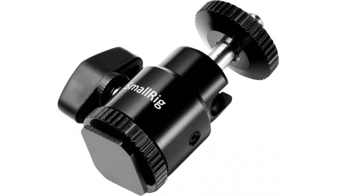 SmallRig 761 Cold shoe mount - Ballhead 1/4" screw