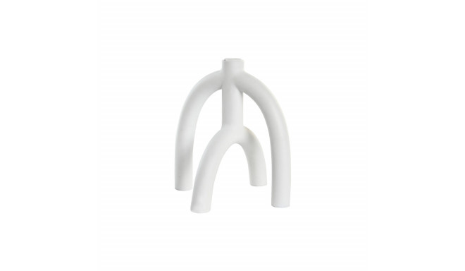Kandelaaber DKD Home Decor Scandi 21,5 x 21,5 x 23 cm Valge Vaik