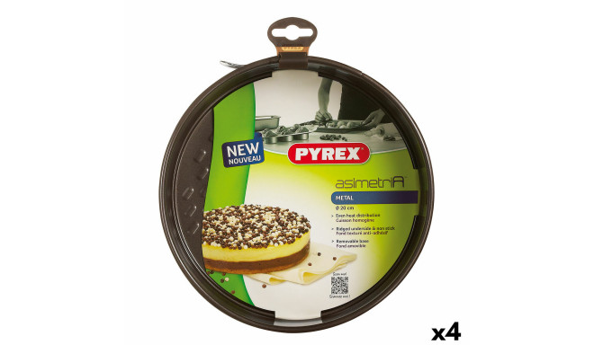 Ahjuvorm Pyrex Asimetria Ringjas Metall 4 Ühikut 20 cm