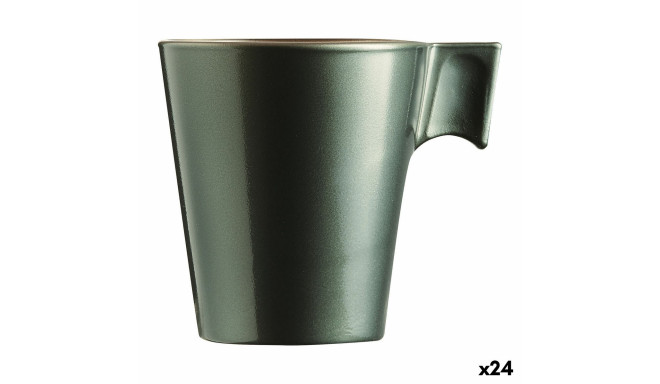 Кружка Mug Luminarc Flashy Зеленый 80 ml Cтекло (24 штук)