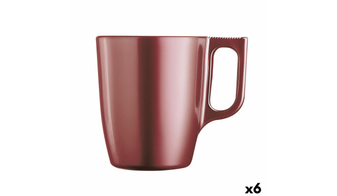 Кружка Mug Luminarc Flashy Красный 250 ml Cтекло (6 штук)