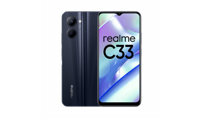Nutitelefonid Realme Realme C33 Must 4 GB RAM Octa Core Unisoc 6,5" 1 TB 128 GB