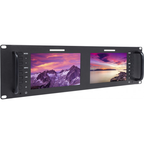 Seetec monitor D71 (Dual 7" 3RU) 2*7 inch