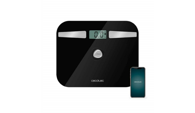 Digital Bathroom Scales Cecotec EcoPower 10200 Smart Healthy LCD Bluetooth 180 kg Black