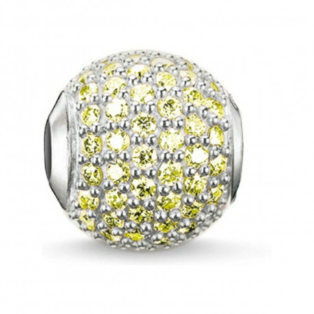 Naiste Pärlid Thomas Sabo K0123-051-33 Roheline 1,1 cm