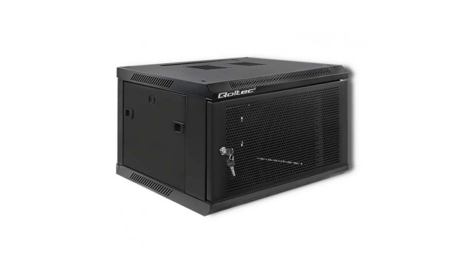 Qoltec RACK 19" cabinet | 6U | 600 x 600 x 370 | Perforated door