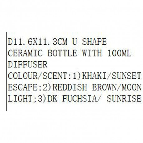 Õhuvärskendaja DKD Home Decor 100 ml Vaas Linna (3 Ühikut)