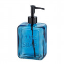 Soap Dispenser Wenko Pure Soap 550 ml Blue Glass