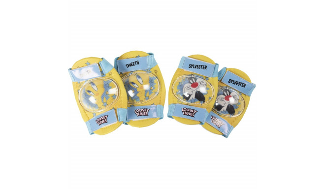 Elbow and Knee Pad Kit Looney Tunes CZ10956 Yellow