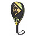 Padel tennis racket Dunlop INFERNO CARBON EXTREME 365g Hybrid PRO-EVA profesionalams black/yellow/or