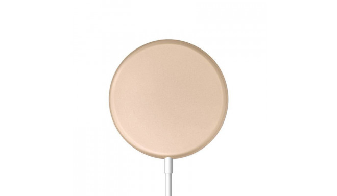 Crong MagSpot Wireless Charger – Aluminiowa ładowarka indukcyjna MagSafe 15W (Gold)