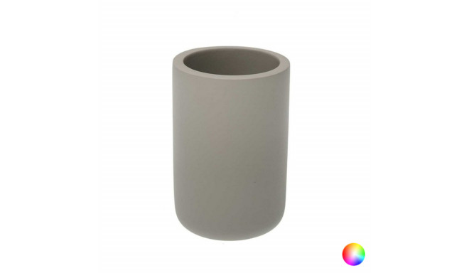 Toothbrush Holder Resin (7 x 10 x 7 cm) - Grey