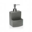 Soap Dispenser Ceramic (10 x 19 x 10 cm) (Grey)