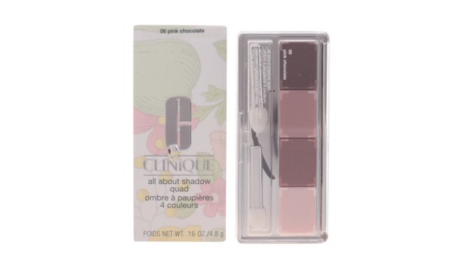 Clinique - ALL ABOUT SHADOW quad 06-pink chocolate 4.8 gr