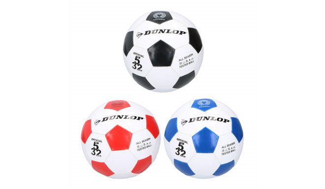 Football Dunlop White Leather