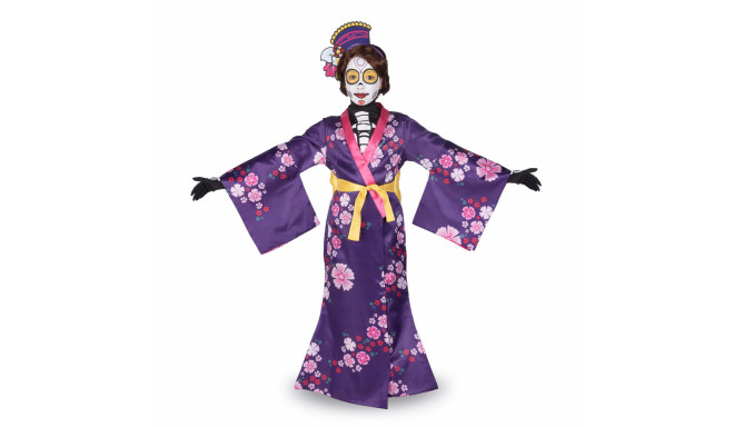Costume for Children My Other Me Mariko Japanese Catrina (9 Pieces) - 5-6 Years