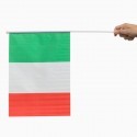 Italian Flag with Pole (46 x 30 cm)