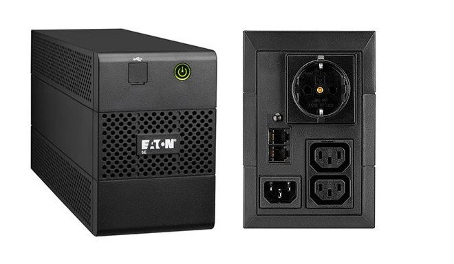 Eaton UPS 5E 850I USB DIN Line-Interactive 0.85 kVA 480 W 3xAC