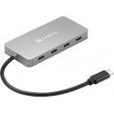 Sandberg SANDBERG USB-C to 4 x USB-C Hub