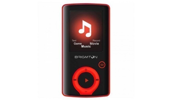 MP3-mängija BRIGMTON BPA-81-R 1.8" 8 GB Punane
