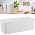 Cable organizer box AG381B, white