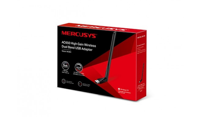 Mercusys AC650 High Gain Wireless Dual Band USB Adapter