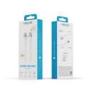 Forever Flexible cable USB-C - USB-C 2,0 m 60W white