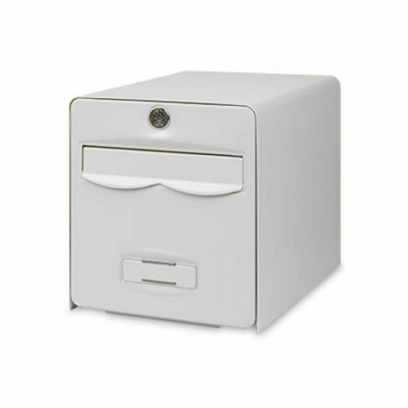 Letterbox Burg-Wachter White Galvanised Steel