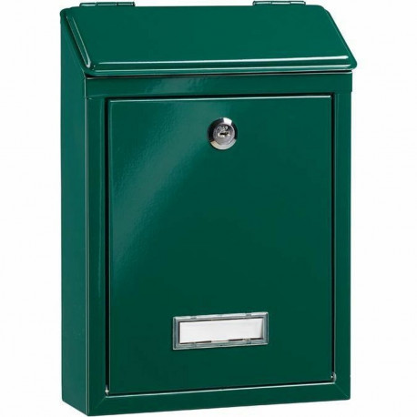 Letterbox Grey Galvanised Steel 21 x 6 x 30 cm