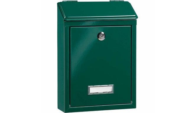 Letterbox   Grey Galvanised Steel 21 x 6 x 30 cm