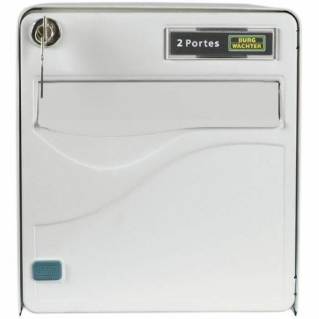 Kirjakast Burg-Wachter 36,5 x 28 x 31 cm Valge Plastmass