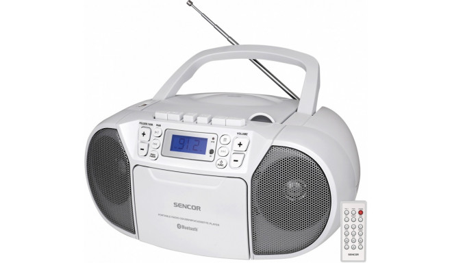 SENCOR SPT 3907W radio tape rec. CD,BT,MP3,USB