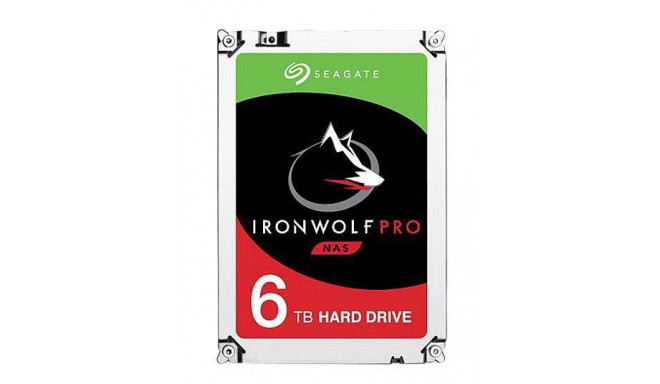 SEAGATE Ironwolf PRO Enterprise NAS HDD 6TB 7200rpm 6Gb/s SATA 256MB cache 8,9cm 3,5inch 24x7 for NA