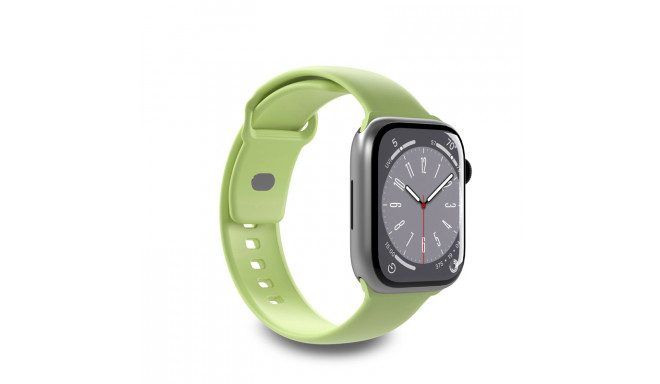 PURO ICON - Elastyczny pasek do Apple Watch 42/44/45/49 mm (S/M & M/L) (Matcha Green)