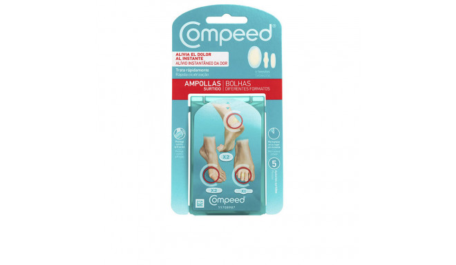 COMPEED AMPOLLAS surtido 3 tamaños 5 apósitos