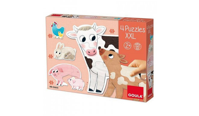 Animals Puzzle XXL Goula 53175 (18 pcs)