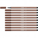 Felt-tip pens Stabilo Pen 68 Brown (10Units)