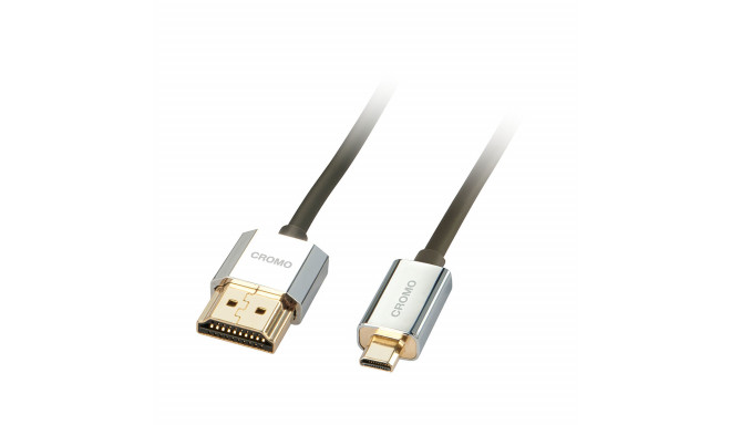 HDMI-Mikro-HDMI Kaabel LINDY 41680 50 cm Must/Hall