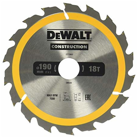 DEWALT CIRCULAR SAW.190x30mmx40z