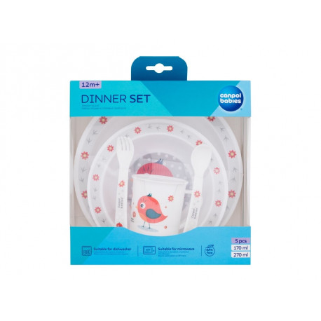 Canpol babies Cute Animals Dinner Set (270ml)