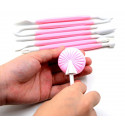 Spatulas for cake decoration AG406L 8 pcs