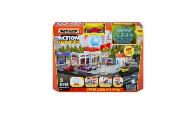 Vehicle Playset Matchbox Action Drivers Super Clean Car Wash