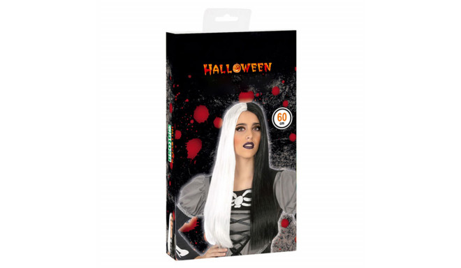 Halloween Wig Black White