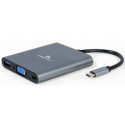 Gembird USB Type-C Multi-Port Adapter + Card Reader