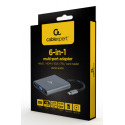 Gembird USB Type-C Multi-Port Adapter + Card Reader