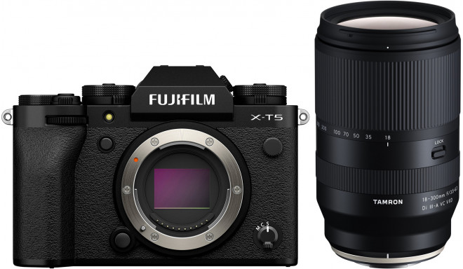 Fujifilm X-T5 + Tamron 18-300 мм, черный